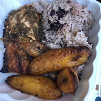 Back A Yard Caribbean Grill - Jerk Salmon Filet Plate - Caribbean Near Me - Campbell, California Back A Yard Caribbean Grill - Jerk Salmon Filet Plate - Caribbean Near Me - Campbell, California