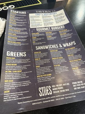 Menu photo 1 Tavern 32 Richland, MI Menu photo 1 Tavern 32 Richland, MI