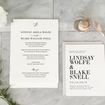 Hobart & Haven - Modern, mixed font wedding invitation - Graphic Design Near Me Hobart & Haven - Modern, mixed font wedding invitation - Graphic Design Near Me