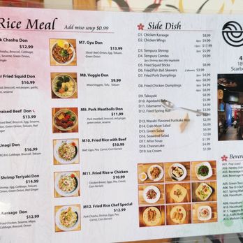 Hana Ramen - Rice meal and side dishes menu - Sushi Bars Near Me - Scarborough, Ontario Hana Ramen - Rice meal and side dishes menu - Sushi Bars Near Me - Scarborough, Ontario
