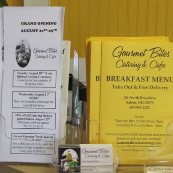 Gourmet Bites Catering and Cafe - Imported Food Near Me - Salem, New Hampshire