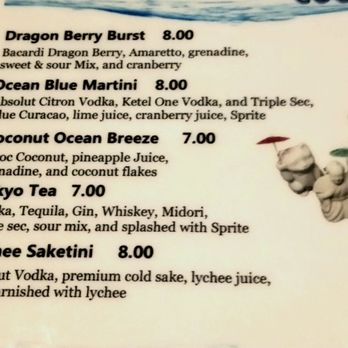 Ocean Blue Sushi - Sushi Bars Near Me - Clearwater, Florida