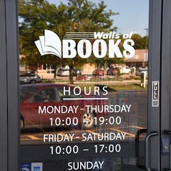 Walls of Books - Store hours