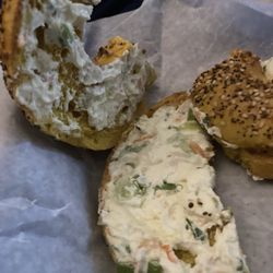 Bagels Your Way Cafe - Where's the bacon and tomato??? Why not toasted???