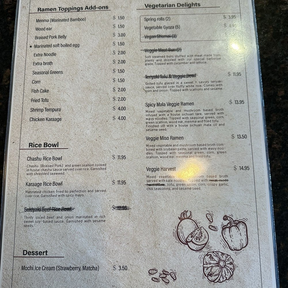 Kinoko Ramen - Menu page 2, March 2026. - Ramen Near Me - Morrisville, North Carolina Kinoko Ramen - Menu page 2, March 2026. - Ramen Near Me - Morrisville, North Carolina