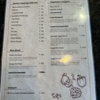 Kinoko Ramen - Menu page 2, March 2026. - Ramen Near Me - Morrisville, North Carolina Kinoko Ramen - Menu page 2, March 2026. - Ramen Near Me - Morrisville, North Carolina