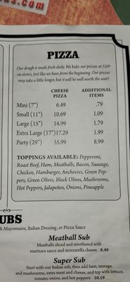 Menu photo 2 Ronetti's Pizza London, OH