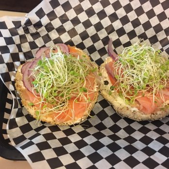 My Cafe - Salmon bagel - Breakfast & Brunch Near Me - Kapolei, Hawaii