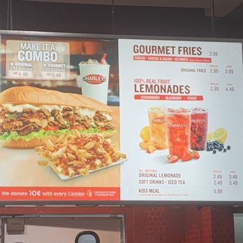 Charleys Cheesesteaks - Menu - Cheesesteaks Near Me - Edison, New Jersey