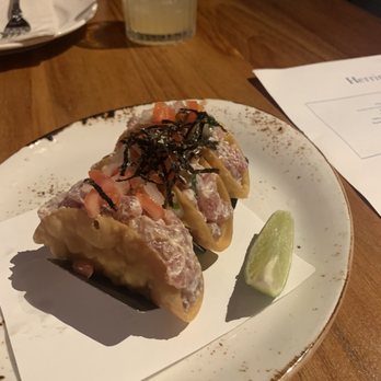 Herringbone Waikiki - Raw Tuna Tacos* - Seafood Near Me - Honolulu, Hawaii