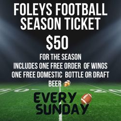 FOLEYS Smithtown - Football Specials!