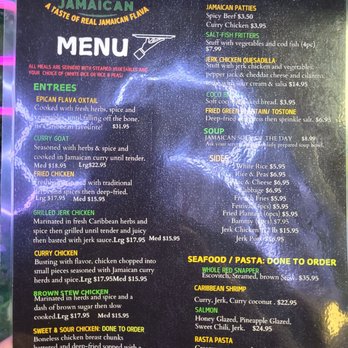 Epican Jamaican Restaurant - Menu - Desserts Near Me - Houston, Texas