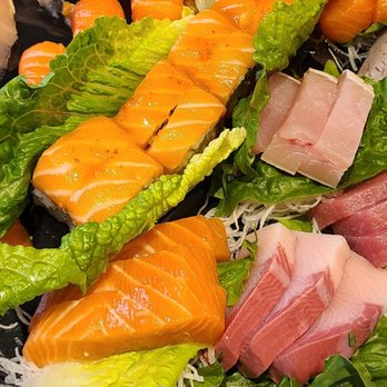 Ocean Sushi - Awesome platter made by the owner of the restaurant! Freshly cut and good taste - Sushi Bars Near Me - Melrose, Massachusetts