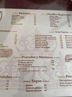 Menu photo 3 Tres Reyes Mérida, YUC