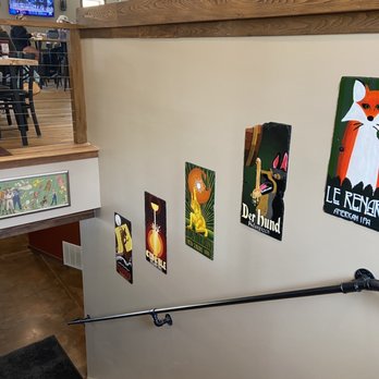 Alecraft Brewery - a staircase leading to a bar - Breweries Near Me - New Freedom, Pennsylvania