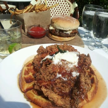 Back Bay Social - Fried Chicken Waffle and Burger/Fries! - New American Near Me - Boston, Massachusetts Back Bay Social - Fried Chicken Waffle and Burger/Fries! - New American Near Me - Boston, Massachusetts