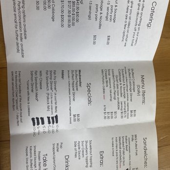Dans Pierogies - Menu as of 08/20/22 - Polish Near Me - Highland, Indiana Dans Pierogies - Menu as of 08/20/22 - Polish Near Me - Highland, Indiana