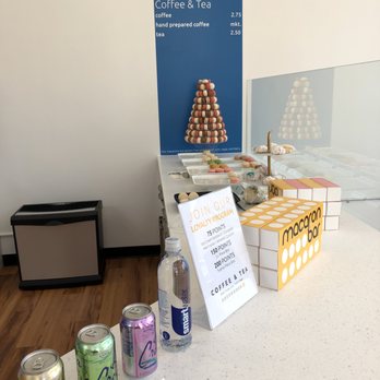 Macaron Bar - Lawrenceville - a display of coffee and tea - Bakeries Near Me - Pittsburgh, Pennsylvania Macaron Bar - Lawrenceville - a display of coffee and tea - Bakeries Near Me - Pittsburgh, Pennsylvania