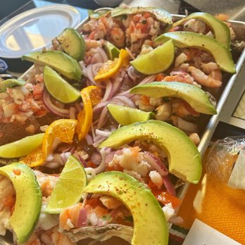 Mariscos Corona - Oysters with ceviche - Mexican Near Me - Van Nuys, California Mariscos Corona - Oysters with ceviche - Mexican Near Me - Van Nuys, California