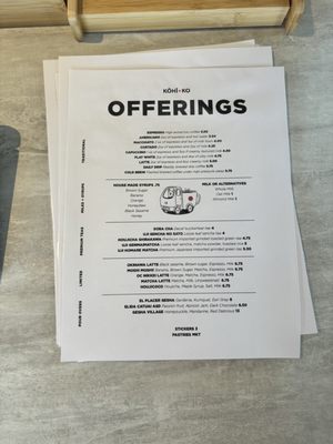 Menu photo 8 Kohiko Coffee House Sugar Land, TX
