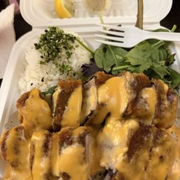 Ahi katsu plate Ahi katsu plate