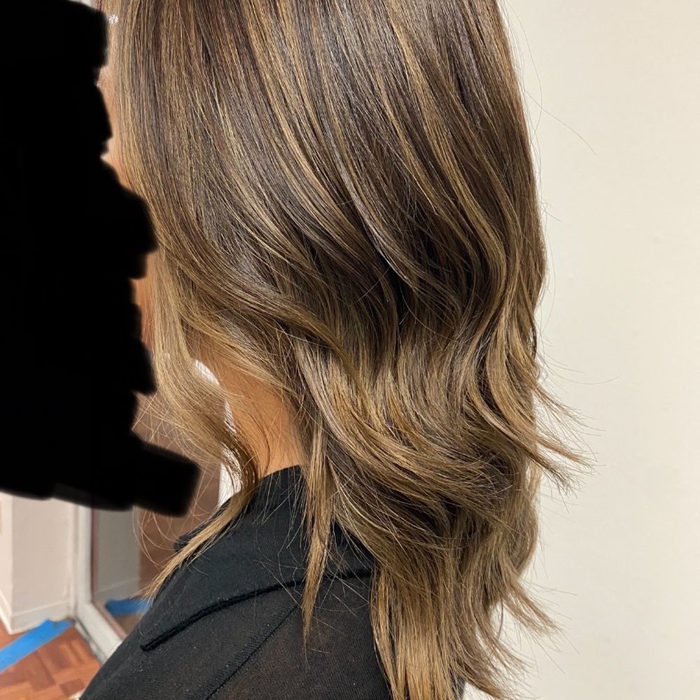 Michelle's Hair Studio - The finished look - brown toned babylights with partial balayage - Hair Salons Near Me - San Francisco, California Michelle's Hair Studio - The finished look - brown toned babylights with partial balayage - Hair Salons Near Me - San Francisco, California