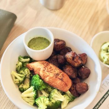 Kitava - Mix & Match (Steamed Broccoli, salmon, Plantains) - Gluten-Free Near Me - San Francisco, California Kitava - Mix & Match (Steamed Broccoli, salmon, Plantains) - Gluten-Free Near Me - San Francisco, California