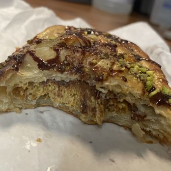 Marvel Cake - Dubai chocolate croissant - Custom Cakes Near Me - Palo Alto, California
