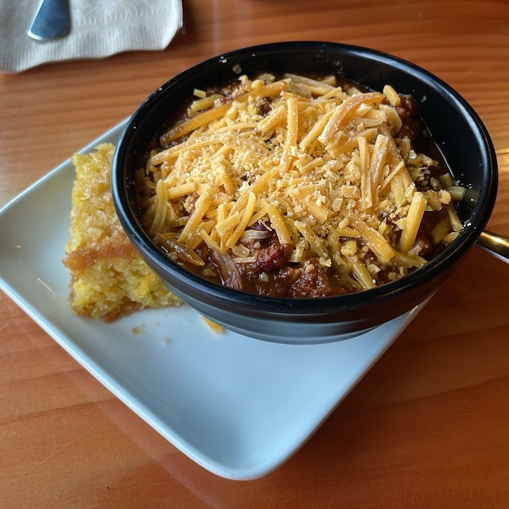 Sandbar BBQ - Chili and jalapeño cornbread - Barbeque Near Me - Sandy, Oregon Sandbar BBQ - Chili and jalapeño cornbread - Barbeque Near Me - Sandy, Oregon