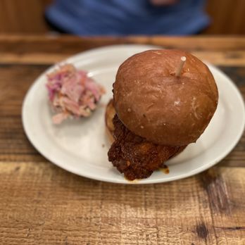 Backcountry Burger Bar - The Electric with slaw on the side. - New American Near Me - Bozeman, Montana Backcountry Burger Bar - The Electric with slaw on the side. - New American Near Me - Bozeman, Montana