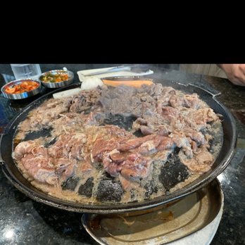 Honey Pig BBQ - Beef bulgogi. You can cook your own or they can cook it for you. - Korean Near Me - Austin, Texas Honey Pig BBQ - Beef bulgogi. You can cook your own or they can cook it for you. - Korean Near Me - Austin, Texas
