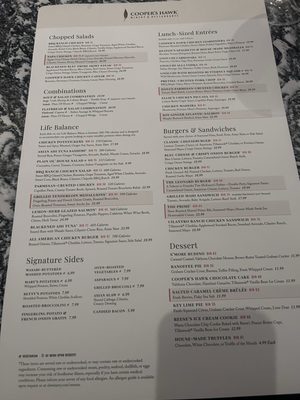 Menu photo 3 Cooper’s Hawk Winery & Restaurant Jacksonville, FL
