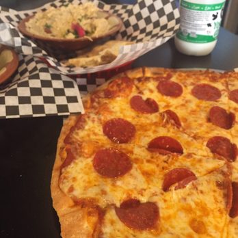 Man'oushe Express - (Halal beef) pepperoni pizza and baba ghanoush with house made HOT pita - Pizza Near Me - Seattle, Washington Man'oushe Express - (Halal beef) pepperoni pizza and baba ghanoush with house made HOT pita - Pizza Near Me - Seattle, Washington