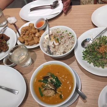 Manam - superb pinoy food in Manam!  Garlicky chicken & pork adobo, calamares, tinapa rice, gising gising, kare kare - Filipino Near Me - Makati, NCR