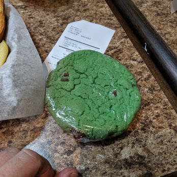 Georgette's Grounds and Gifts - A mint chocolate chip cookie for dessert. - Coffee & Tea Near Me - Maumee, Ohio Georgette's Grounds and Gifts - A mint chocolate chip cookie for dessert. - Coffee & Tea Near Me - Maumee, Ohio