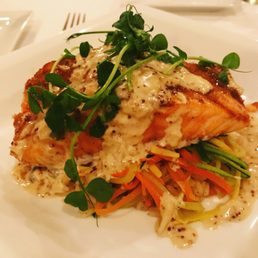 a plate of food on a table