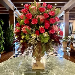 Willow Branch Florist of Riverside - A grand floral arrangement in shades of pink