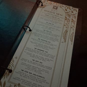 Kin Cocktail Bar - Holiday menu 2024 - Cocktail Bars Near Me - Gainesville, Florida Kin Cocktail Bar - Holiday menu 2024 - Cocktail Bars Near Me - Gainesville, Florida