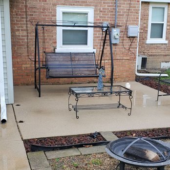 Essential Window Washing - This is the 2nd patio that Essential power washed today. - Gutter Services Near Me
