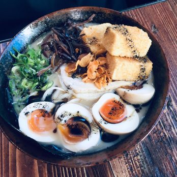 Hakata Ramen + Bar - Regular Kumamoto plus extra egg and tofu - Ramen Near Me - London, XGL
