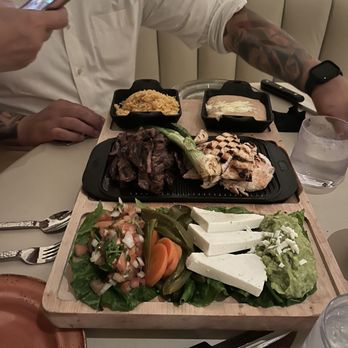 Javier’s - Can't remember the name of the exact platter, but it had beef, chicken and shrimp - Mexican Near Me - Los Angeles, California