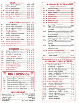 Menu photo 1 China Chef Sorrento, FL