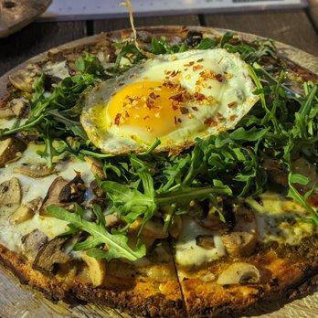 The '401 - Truffle Mushroom Pizza on Cauliflower Crust - American Near Me - Bellaire, Texas