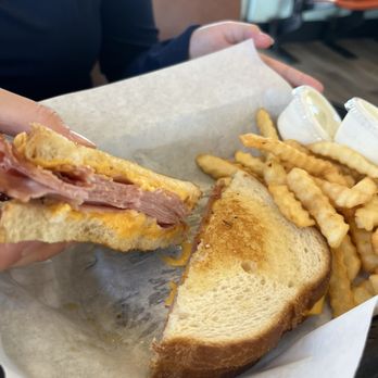 Hula's - Grilled ham and cheese.  My daughter loved it. - American Near Me - Escalon, California