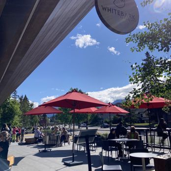 Whitebark Cafe - Super nice and spacious outdoor patio area - Cafes Near Me - Banff, Alberta Whitebark Cafe - Super nice and spacious outdoor patio area - Cafes Near Me - Banff, Alberta