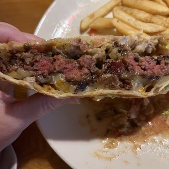 Applebee's Grill + Bar - Quesadilla burger undercooked l. - American Near Me - Crystal River, Florida Applebee's Grill + Bar - Quesadilla burger undercooked l. - American Near Me - Crystal River, Florida