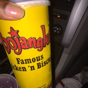 Bojangles - a hand holding a cup - Fast Food Near Me - Fayetteville, North Carolina Bojangles - a hand holding a cup - Fast Food Near Me - Fayetteville, North Carolina