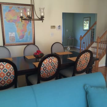 Luar Upholstery - 6 upholstered dinning chairs - Furniture Reupholstery Near Me - Alexandria, Virginia Luar Upholstery - 6 upholstered dinning chairs - Furniture Reupholstery Near Me - Alexandria, Virginia
