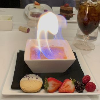 Edge Steakhouse - Flaming crème brûlée - Steakhouses Near Me - Las Vegas, Nevada