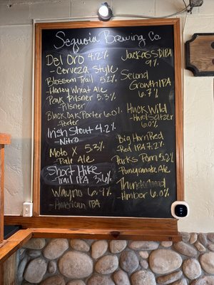 Menu photo 1 Sequoia Brewing Fresno, CA Menu photo 1 Sequoia Brewing Fresno, CA